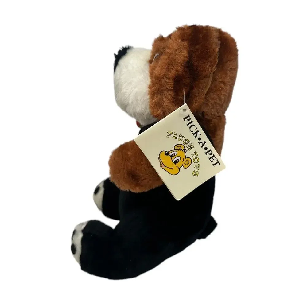 Vintage Plush Dog with Pipe Pick a Pet Plush Brooklyn Doll Toy & Nov‎ Co Inc